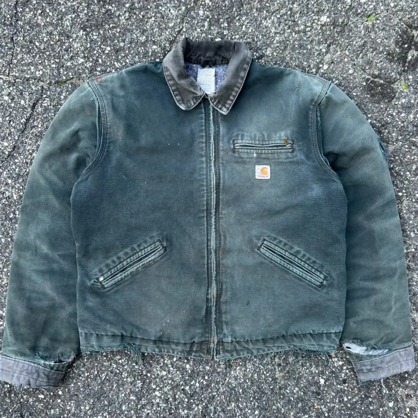 Photograph of a garment before being converted to a flat sketch