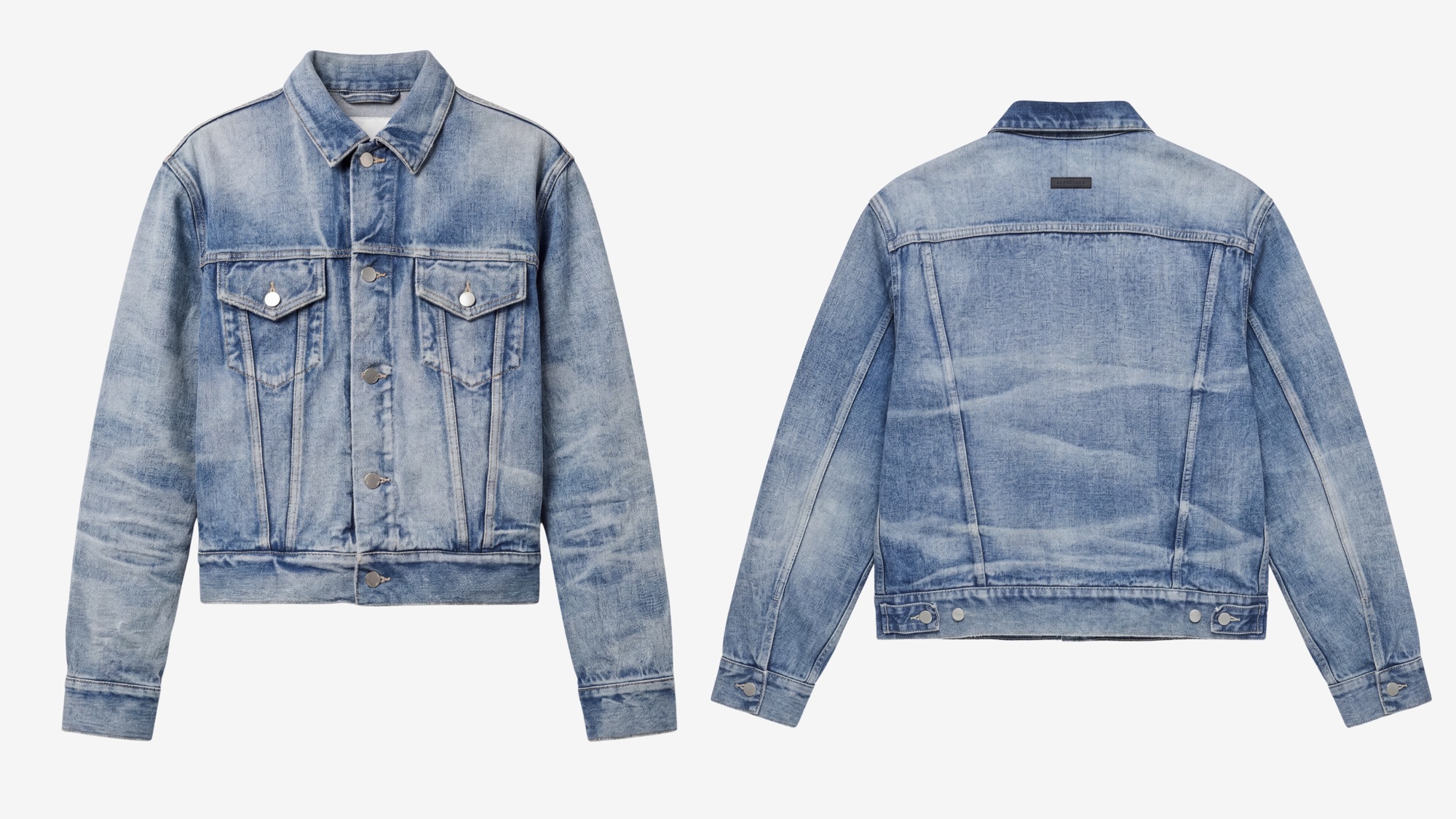 Flat Lay preview — clean studio front + back pair of the selected garment